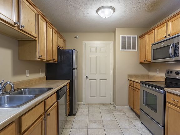 Kitchen in a unit at Square 131 12-Plex.
