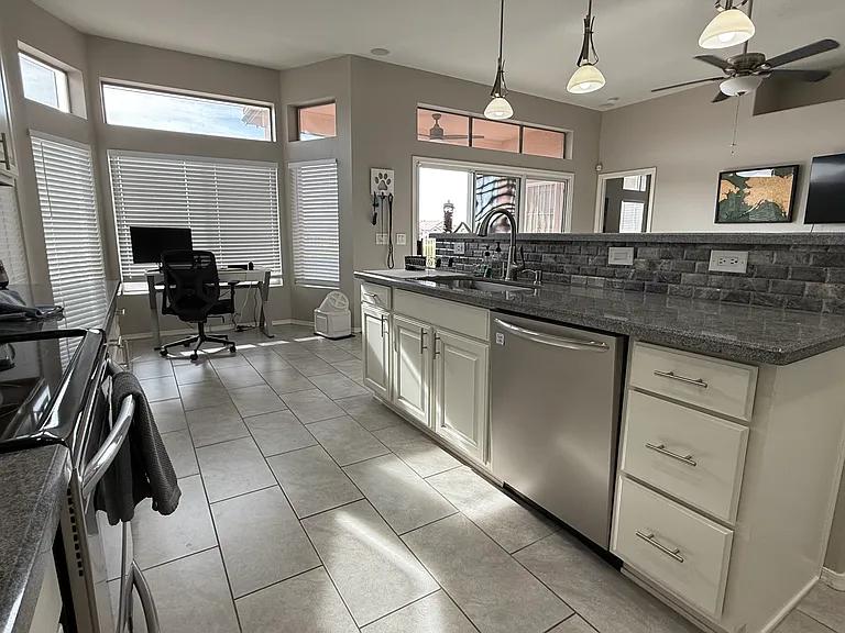 Open concept Kitchen.