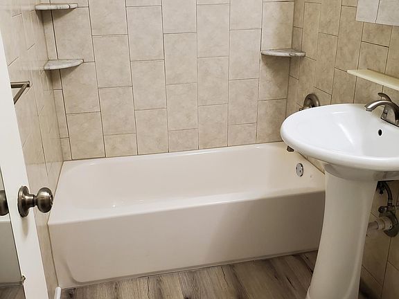 Bathroom with tub