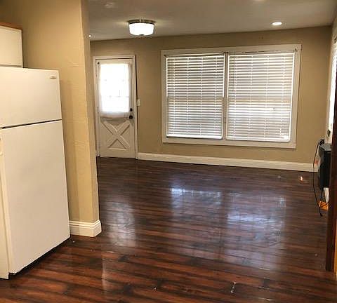 Kitchen is open to the living area
