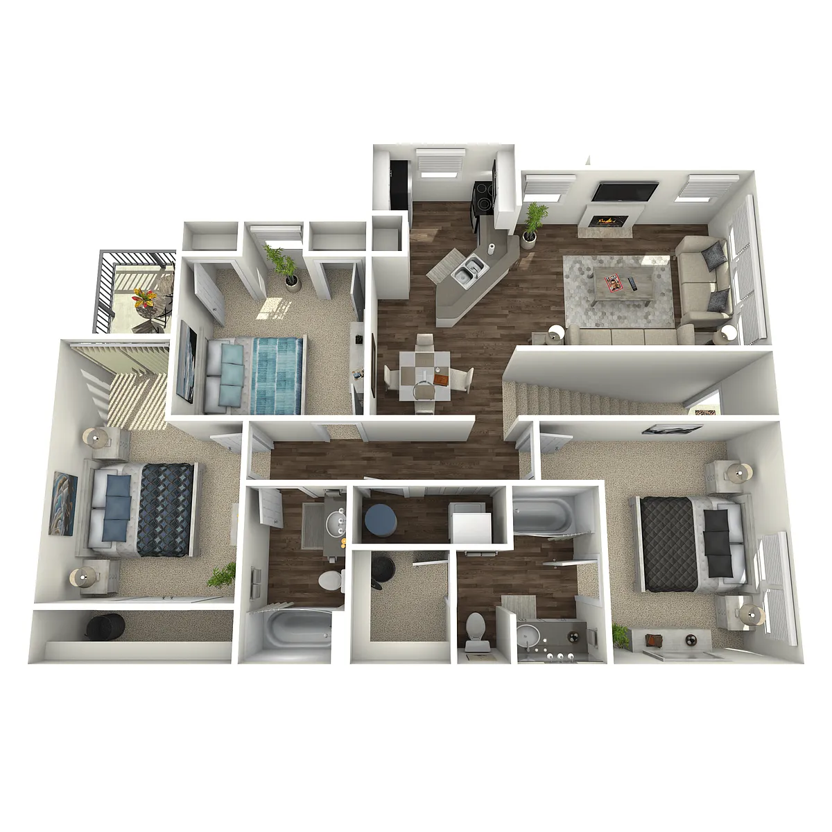 Floor plan Links At Georgetown-C1