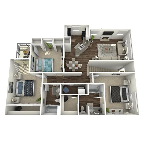 Floor plan Links At Georgetown-C1