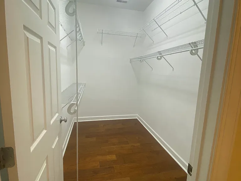 Master bedroom walk-in closet
