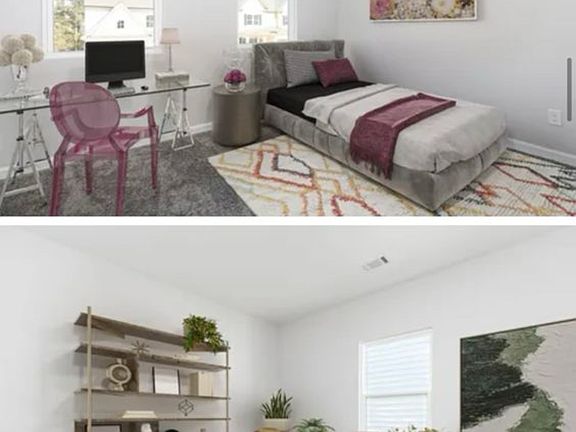 Secondary Bedroom

Secondary bedroom set up as an office