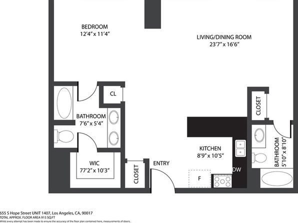 655 S Hope St UNIT 1407, Los Angeles, CA 90017