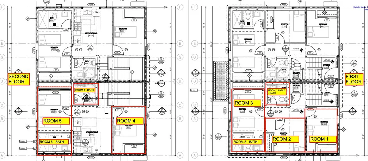 Floor plan 1515 Selby ADU Single Room 1