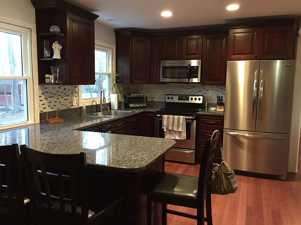 New cabinets and appliances.