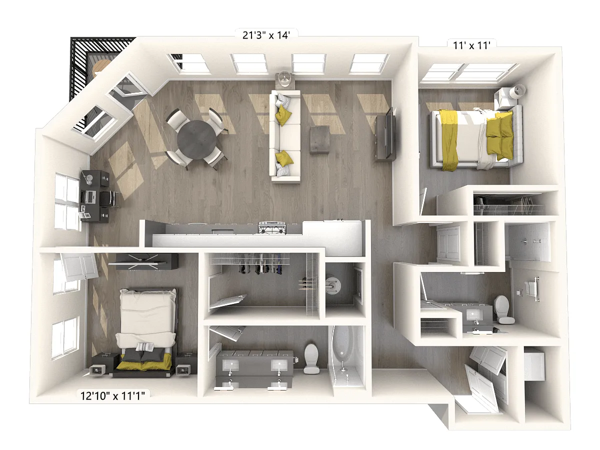 Floor plan B3-scheme-1