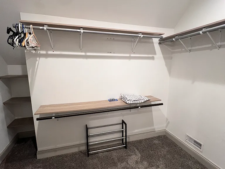 Primary walk-in closet