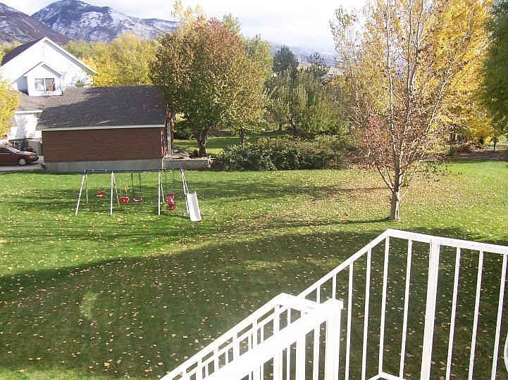 Spacious back yard