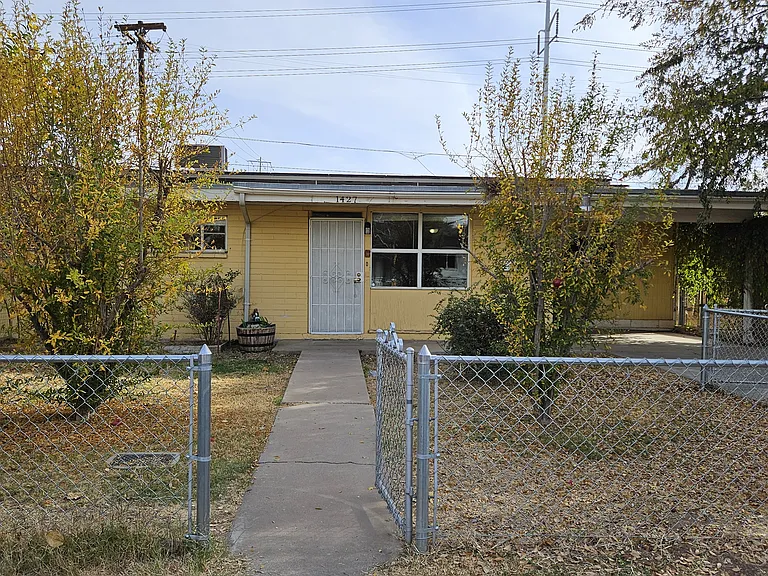 Front view of house (winter)