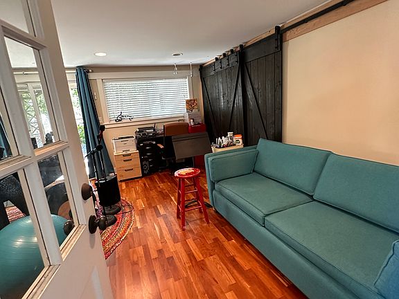 Entrance into Living Room (currently used as music studio).