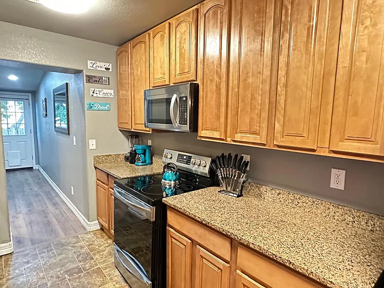 Explore our fully equipped kitchen, ready for any culinary adventure you have in mind!