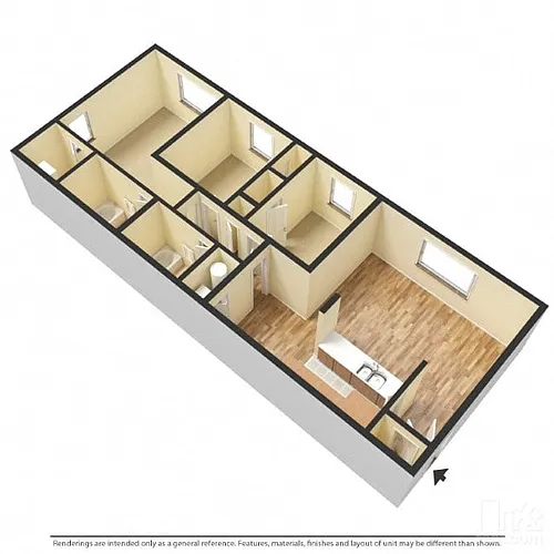 Floor plan Hampton