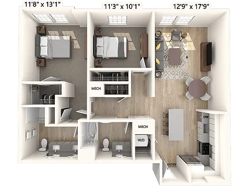 Floor plan B6
