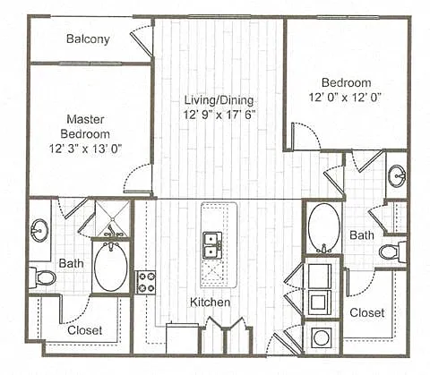 Floor plan B3