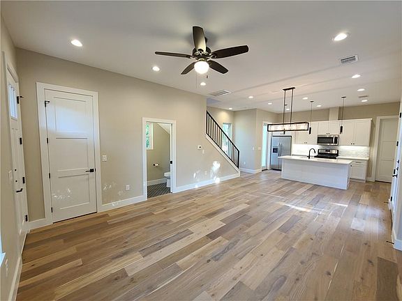 Unit A Living/Dining/Kitchen