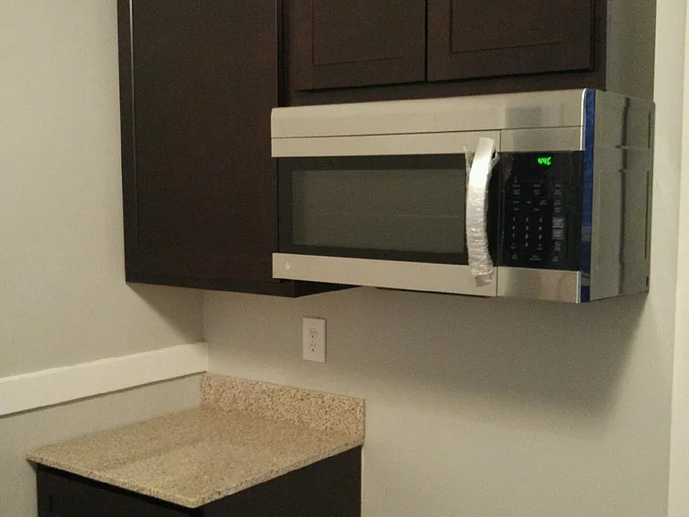 microwave with gas stove to be added