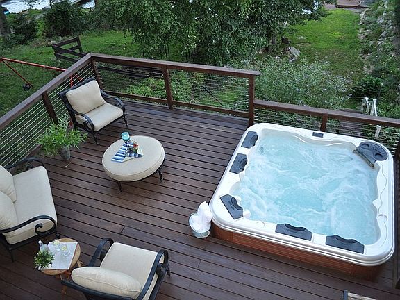 View of deck from master BR