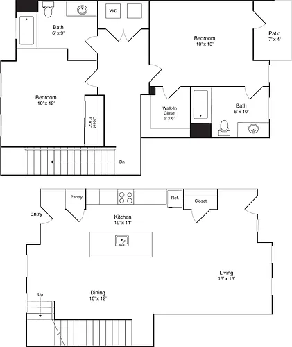 Floor plan TH2