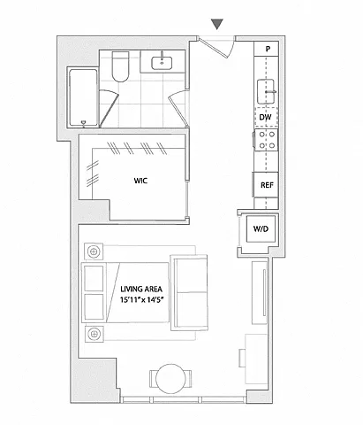 Floor plan STUDIO A11