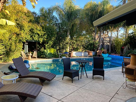 Backyard front view