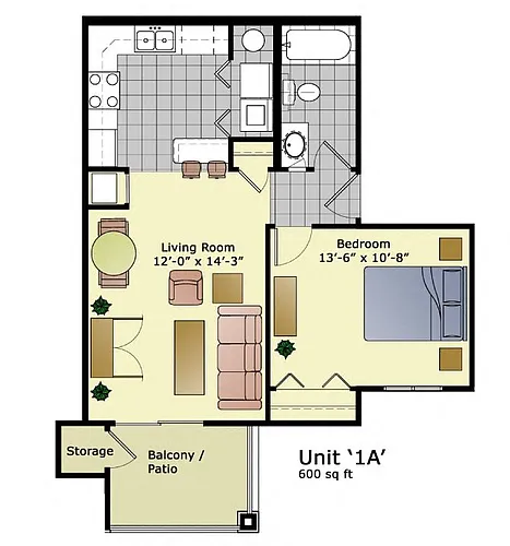 Floor plan 1A