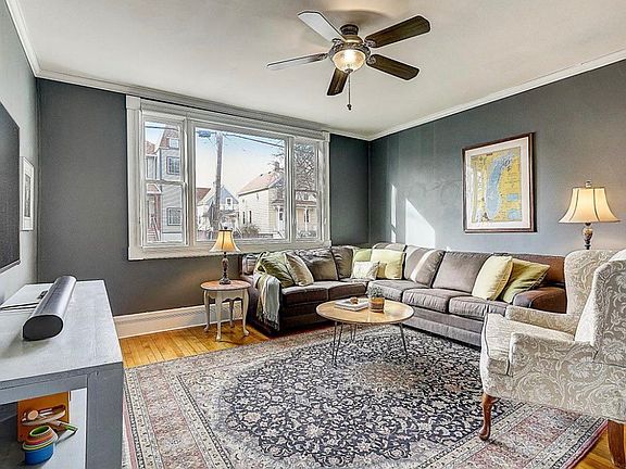 cozy, well-lit living room