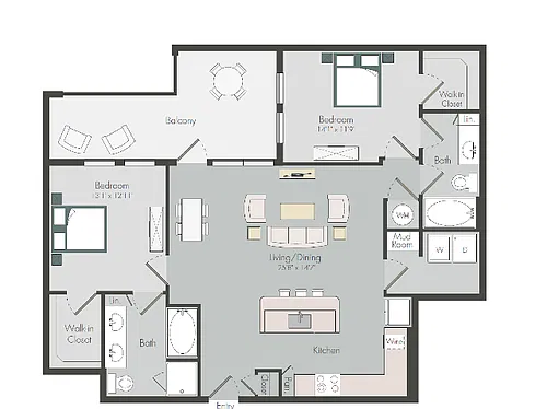 Floor plan B2A