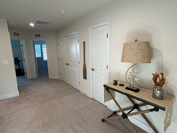 Upstairs hallway connecting bedrooms