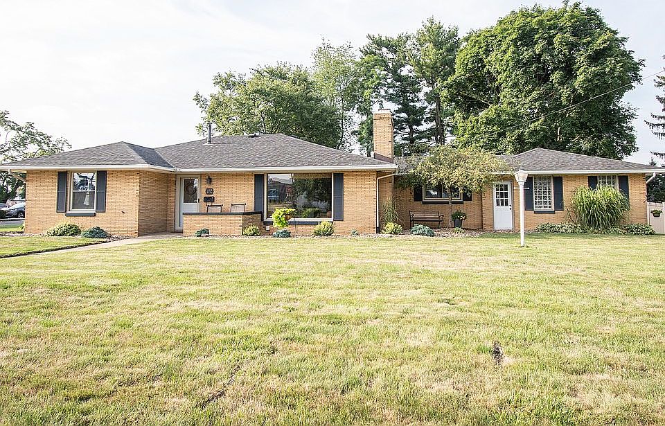 Charming brick ranch home.