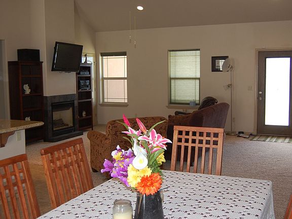 living room with gas FP