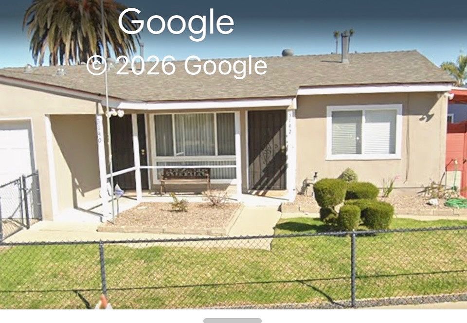 Front of duplex on Mandan