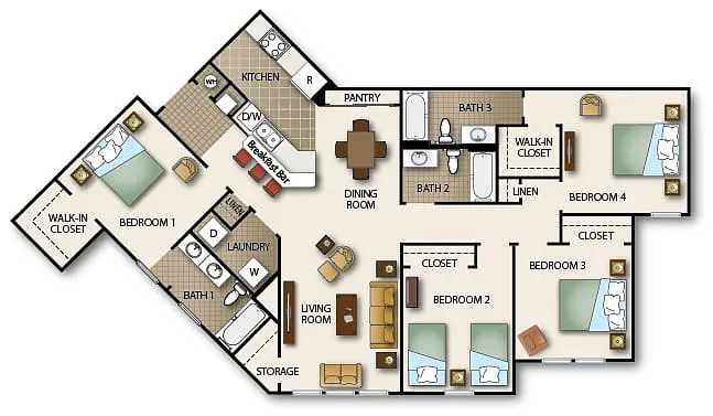 Floor plan Orchid