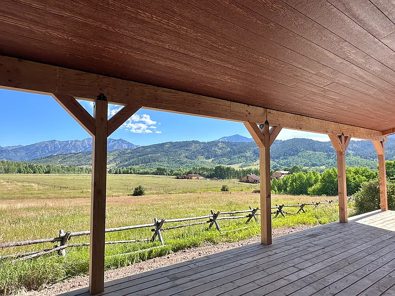 Sweeping views of Ferry Peak and the Wyoming Range.