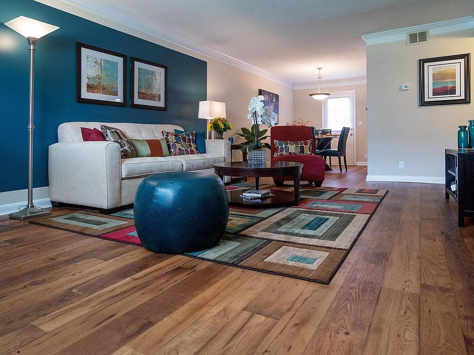 Wood-like flooring throughout