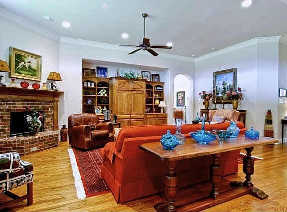 Extensive hardwood flooring