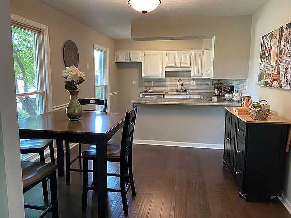 Looking into kitchen