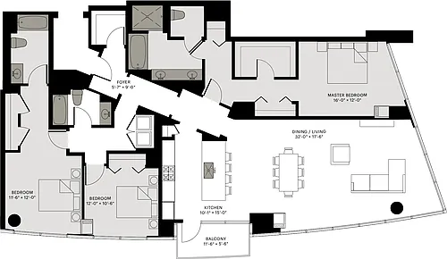 Floor plan Plan 02B