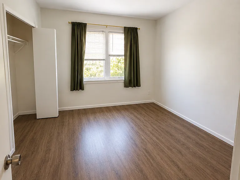 bedroom with new double pane windows