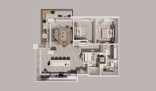 Floor plan The Barrymore