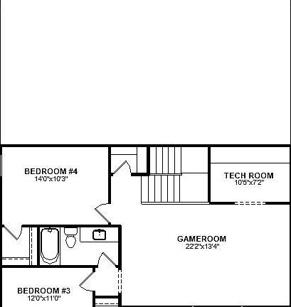 floor plan second level
