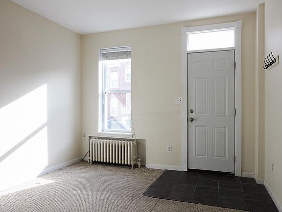 Living room and front door
