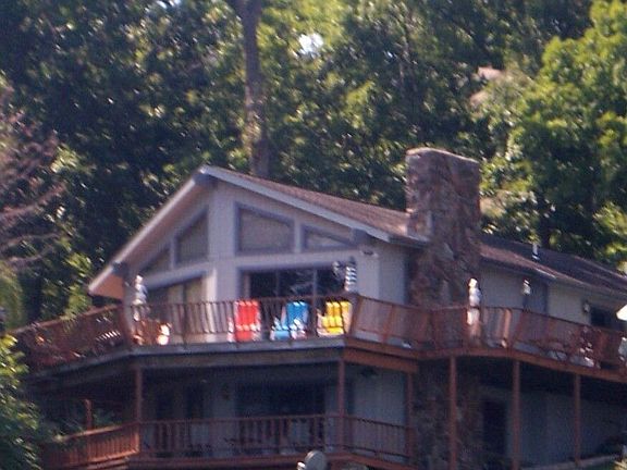 View of house from lake