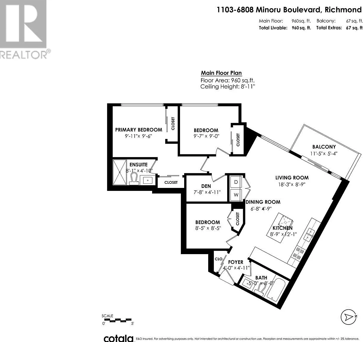 3 bed, 971 sqft, $3,800 — Photo 3