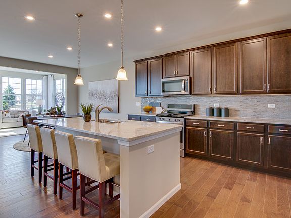 Chef s Kitchen with Large Island for Additional Seating