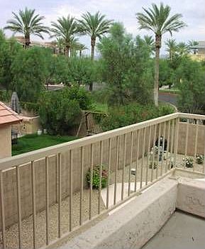 Resort view from 2nd story patio