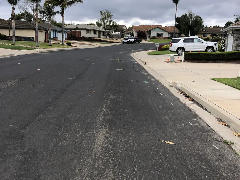 View of the neighborhood-note, no cars on street.
