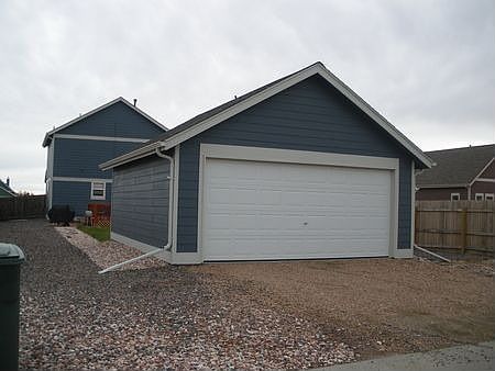 2 Car detached garage