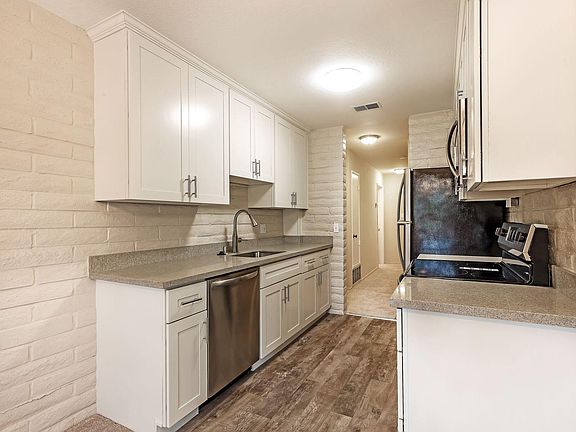 Kitchen from dining area